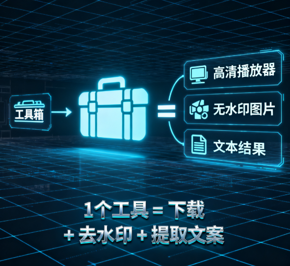 2025自媒体人最强抓豹下载神器（抖音小红书快手一键无水印下载+自动提取文案，每天免费10次）